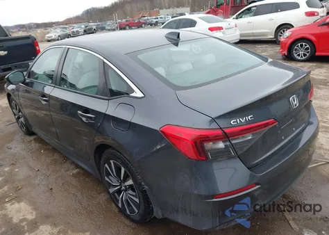 2022 Honda Civic Ex z USA, uszkodzony, nr VIN 2HGFE1F73NH311156